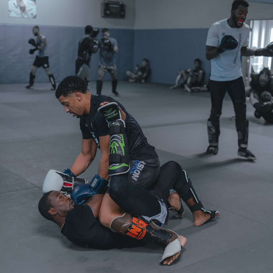 Un entraînement de MMA