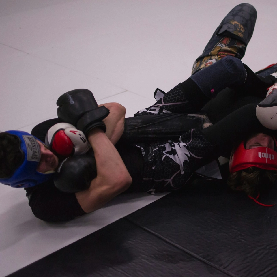 Une soumission au grappling